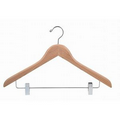 Cedar Suit Hanger w/Clips